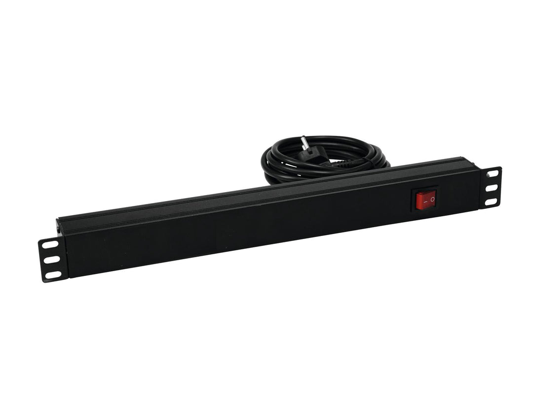 Eurolite R-19-8 1U Rack Distribuzione di corrente (Schuko)