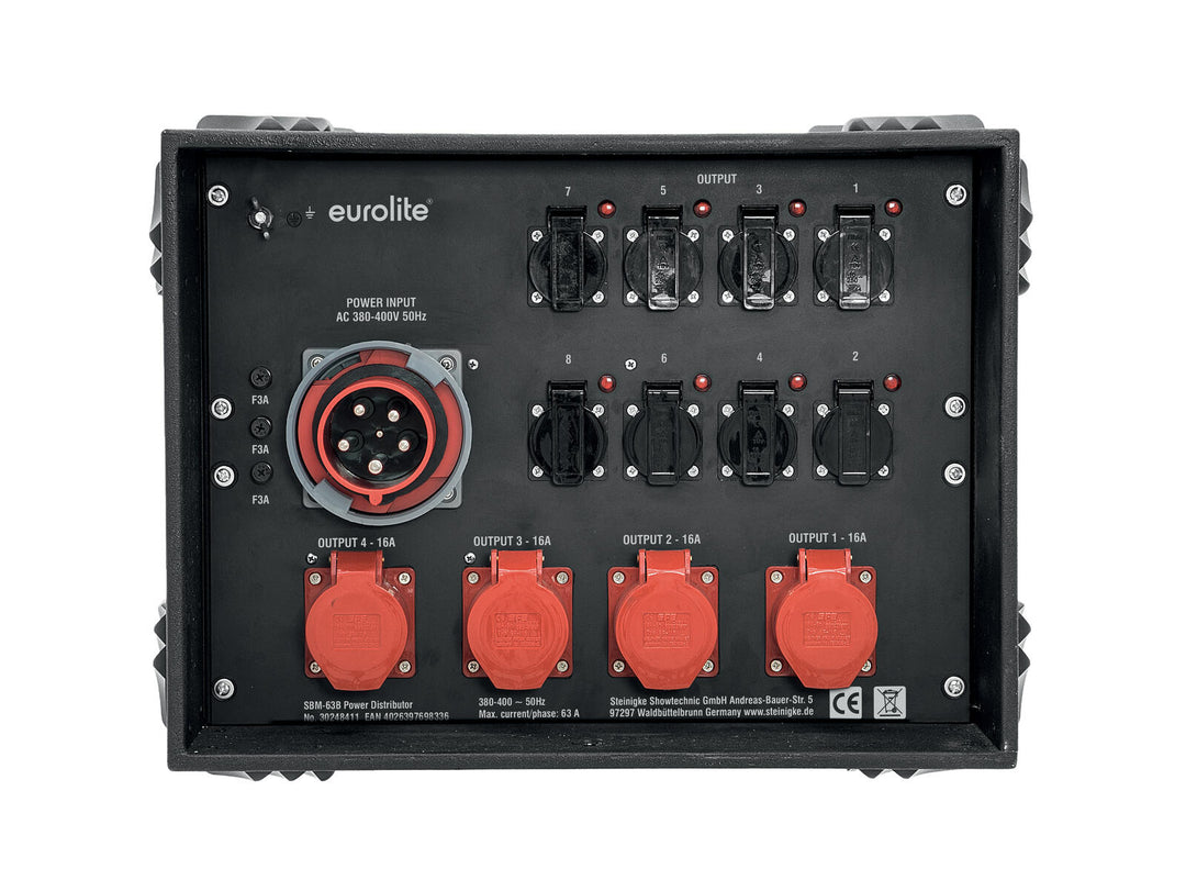 EUROLITE SBM-63B Distributore di alimentazione