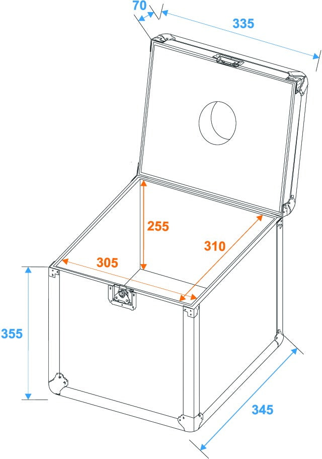 Eurolite Flightcase per Sfera Specchiata (30cm)