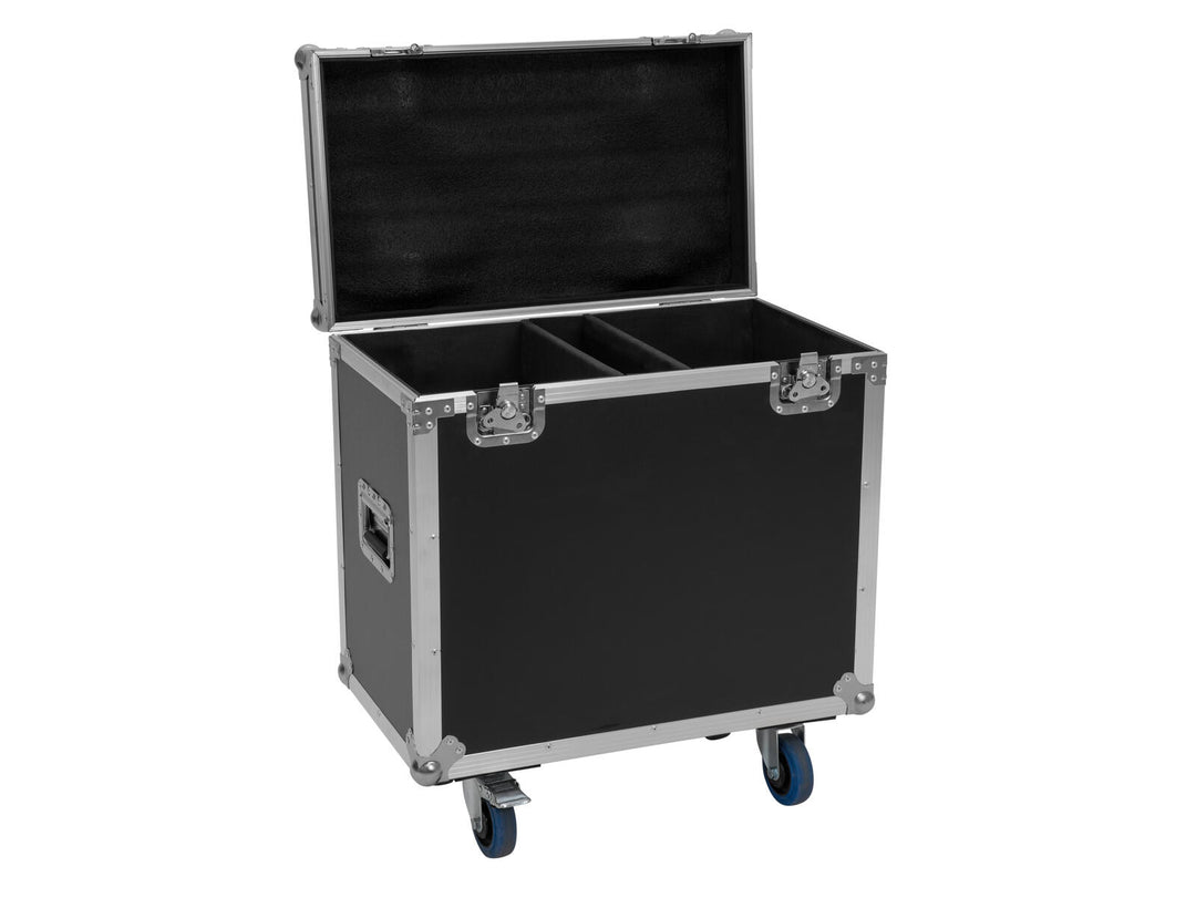 ROADINGER Flightcase 2x IP TMH-H420 con ruote