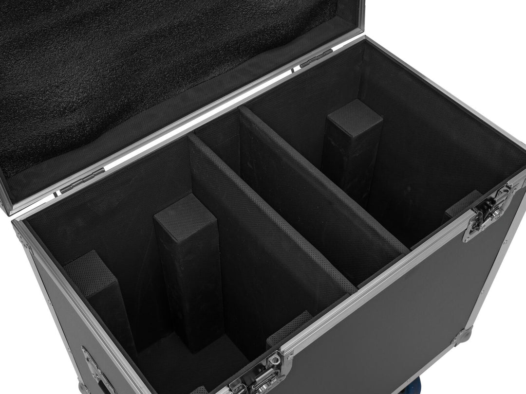 ROADINGER Flightcase 2x IP TMH-H420 con ruote