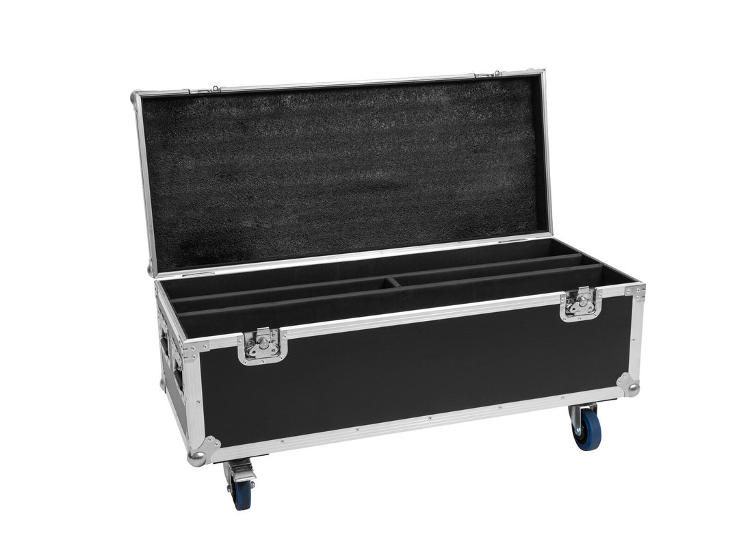 ROADINGER Flightcase 2x LED TMH Bar-S120 con ruote