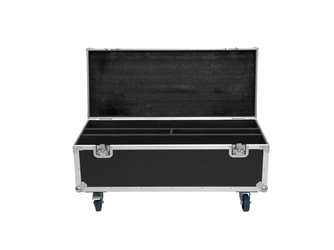 ROADINGER Flightcase 2x LED TMH Bar-S120 con ruote