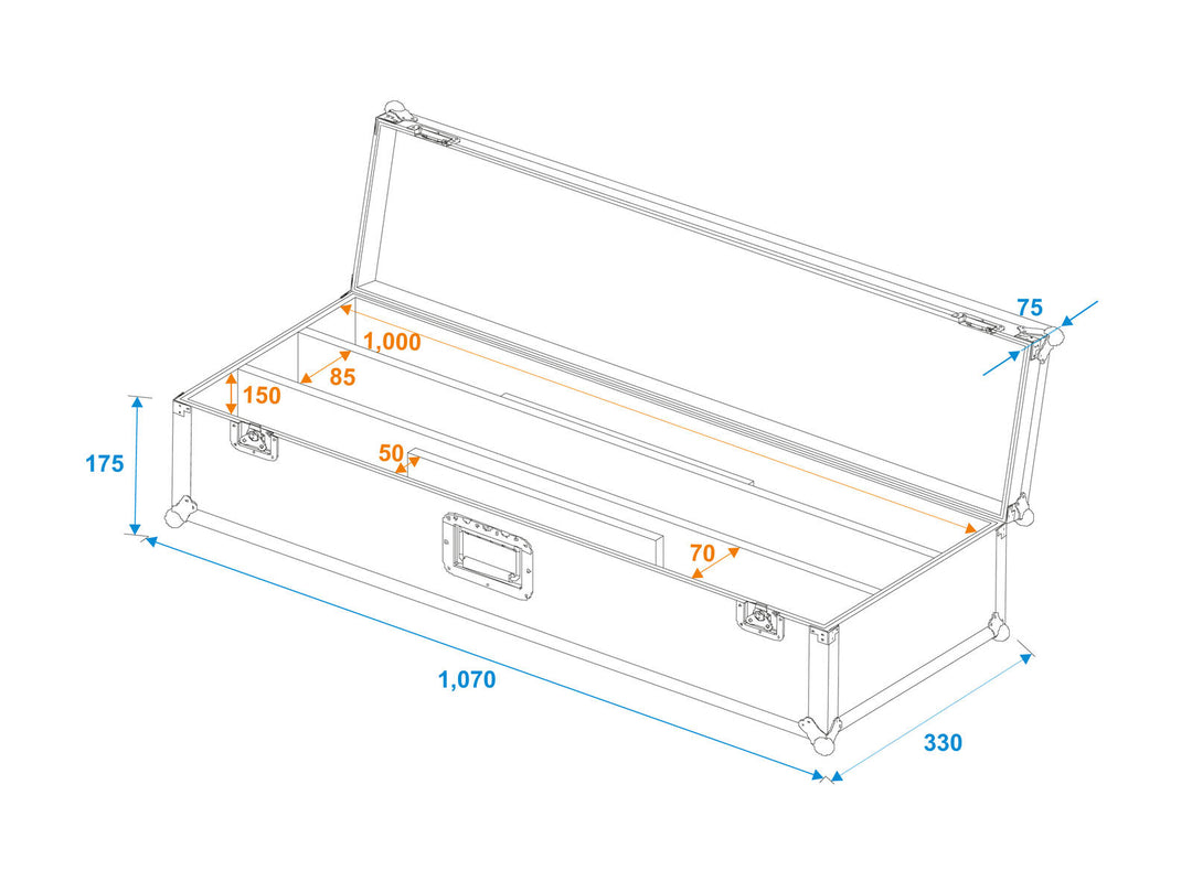 ROADINGER Custodia 2x LED STP-7