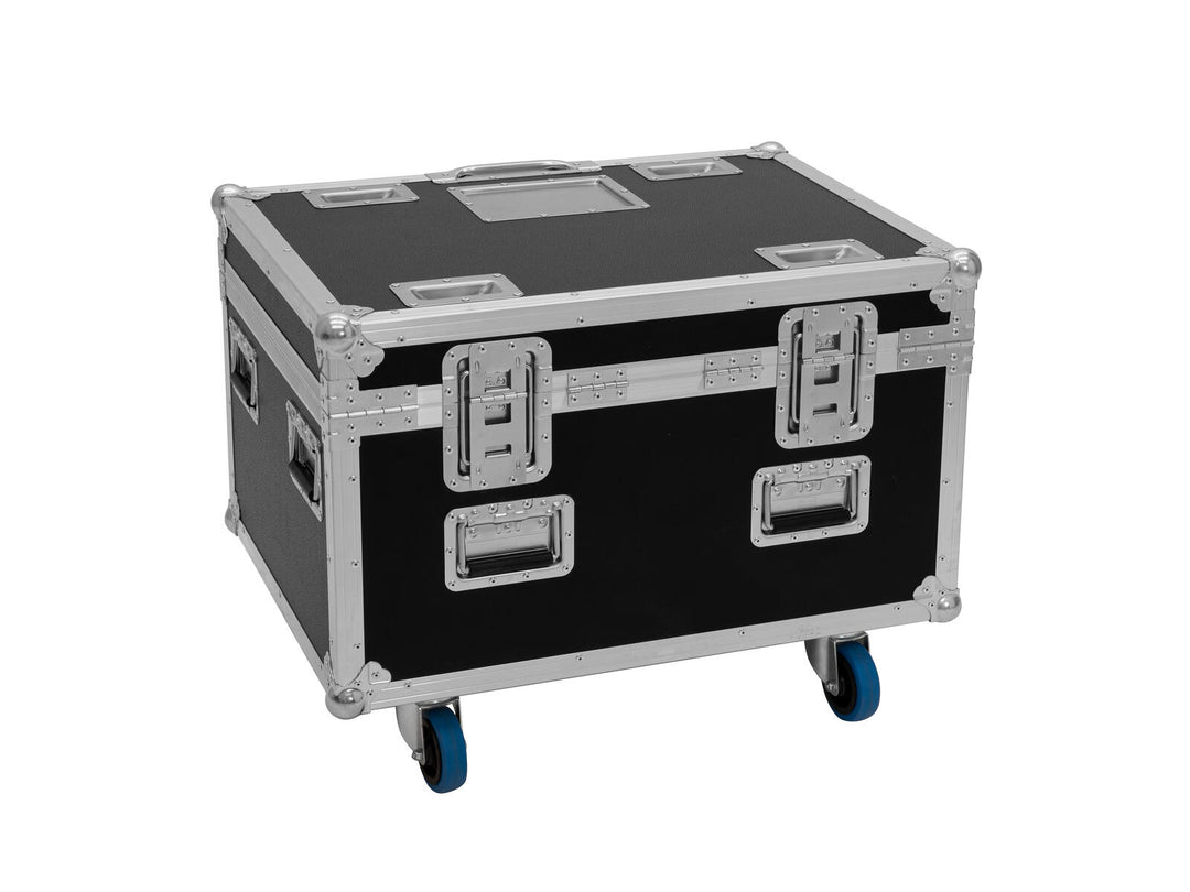 ROADINGER Flightcase 4x LED TMH-X4 con ruote