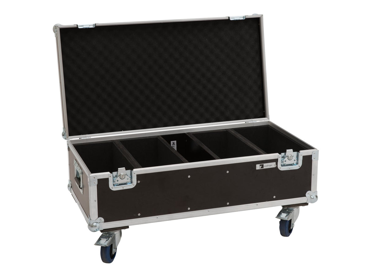 ROADINGER Flightcase 4 x Audience Blinder