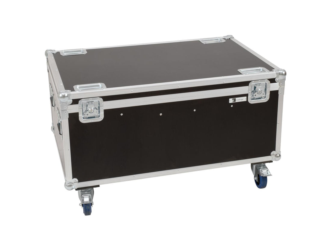 ROADINGER Flightcase 8x LED IP PAR 12x8W QCL/12x9 SQL Spot con ruote