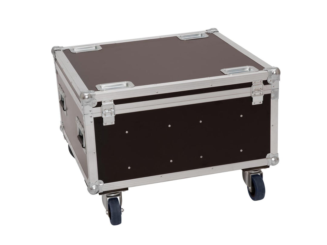 ROADINGER Flightcase 4x LED PLL-480 con ruote