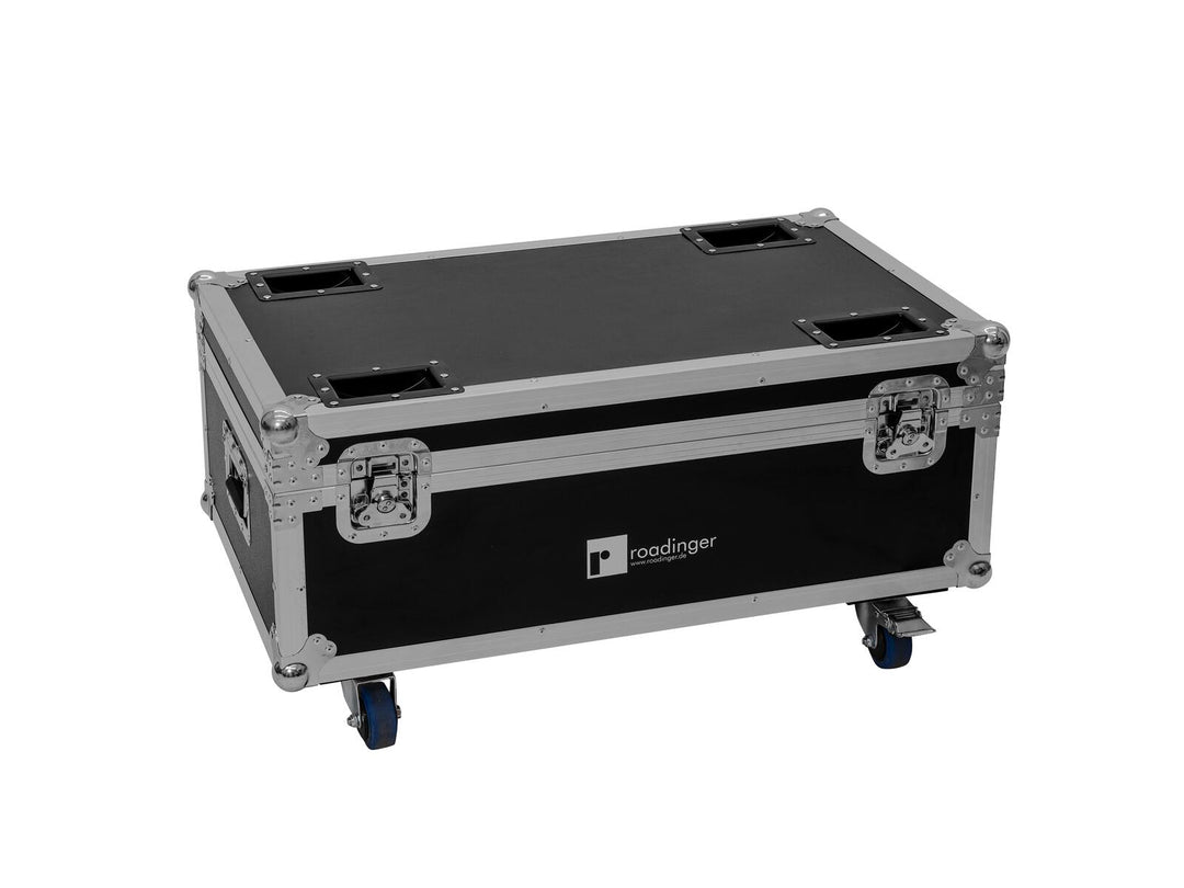 ROADINGER Flightcase per 4x LED CLS-18 QCL RGB/WW con ruote