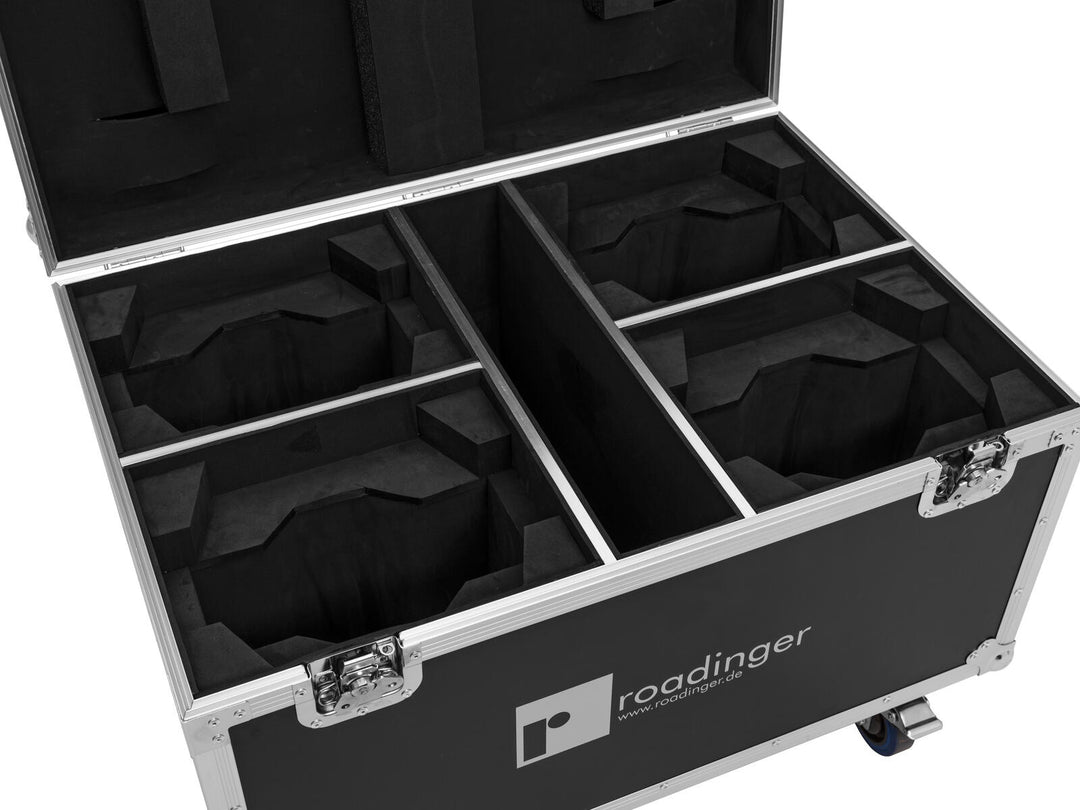 ROADINGER Flightcase 4x EYE-740 MK2 con ruote