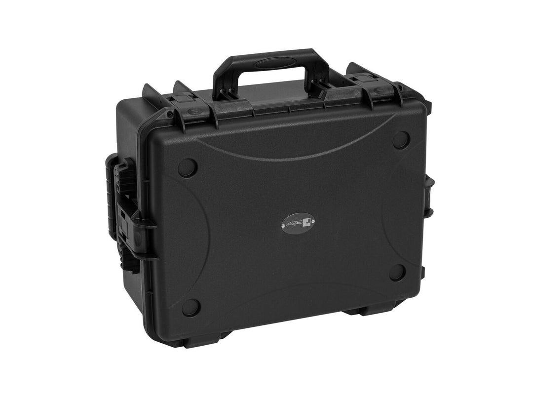 EUROLITE set 8x AKKU IP Flat Light SMD bk + Plastic case con trolley