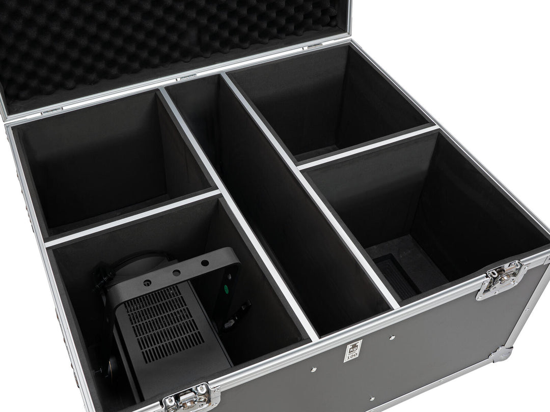 ROADINGER Flightcase 4x THA-100F MK3 con ruote