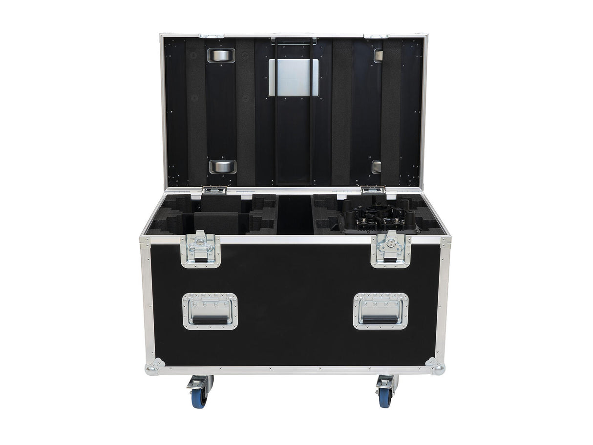 ROADINGER Flightcase HIGHLINE 4x LED IP TMH-H420 WASH
