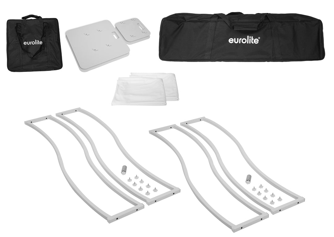 Supporti per palco con Gambe Curve in Acciaio 2 pz.