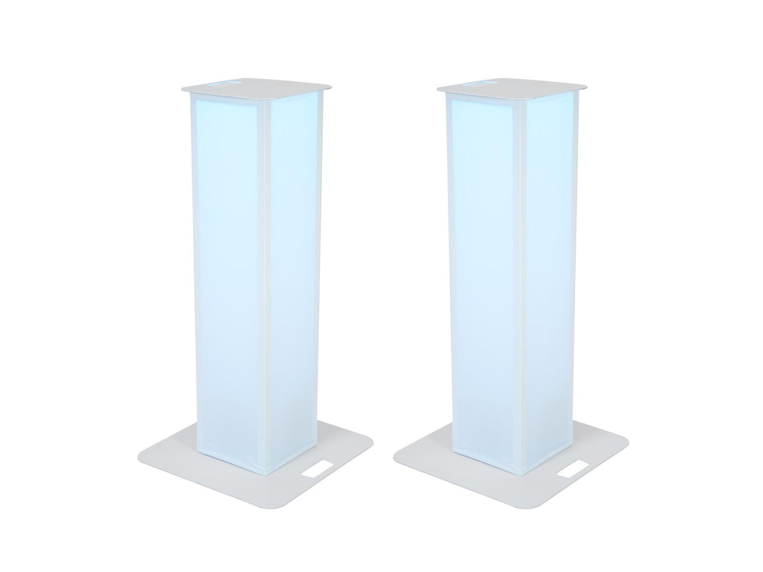 EUROLITE 2x Stage supporto 150cm incl. Cover e borsa, bianco