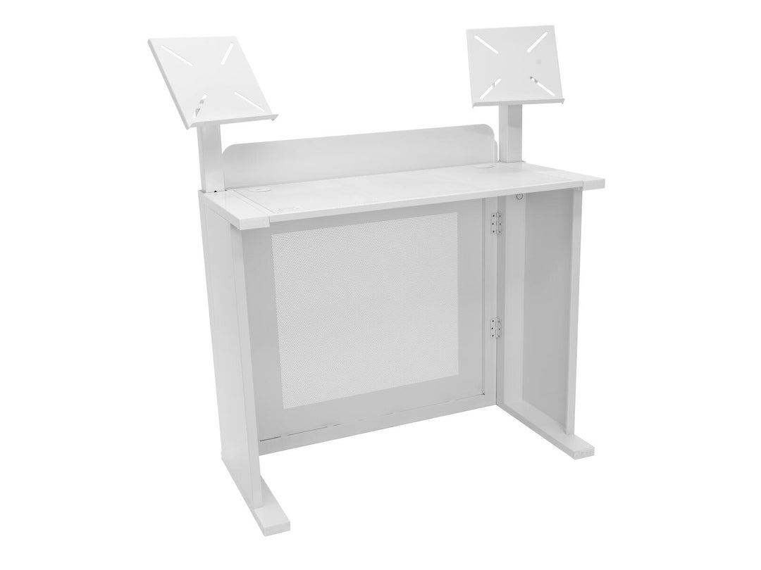 OMNITRONIC Supporto per laptop per BOOZ Event Stand bianco