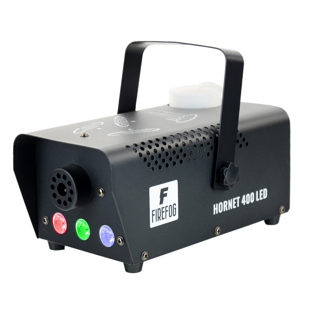 Firefog Hornet 400LED macchina del fumo da 400 W con LED e 2 telecomandi, nera