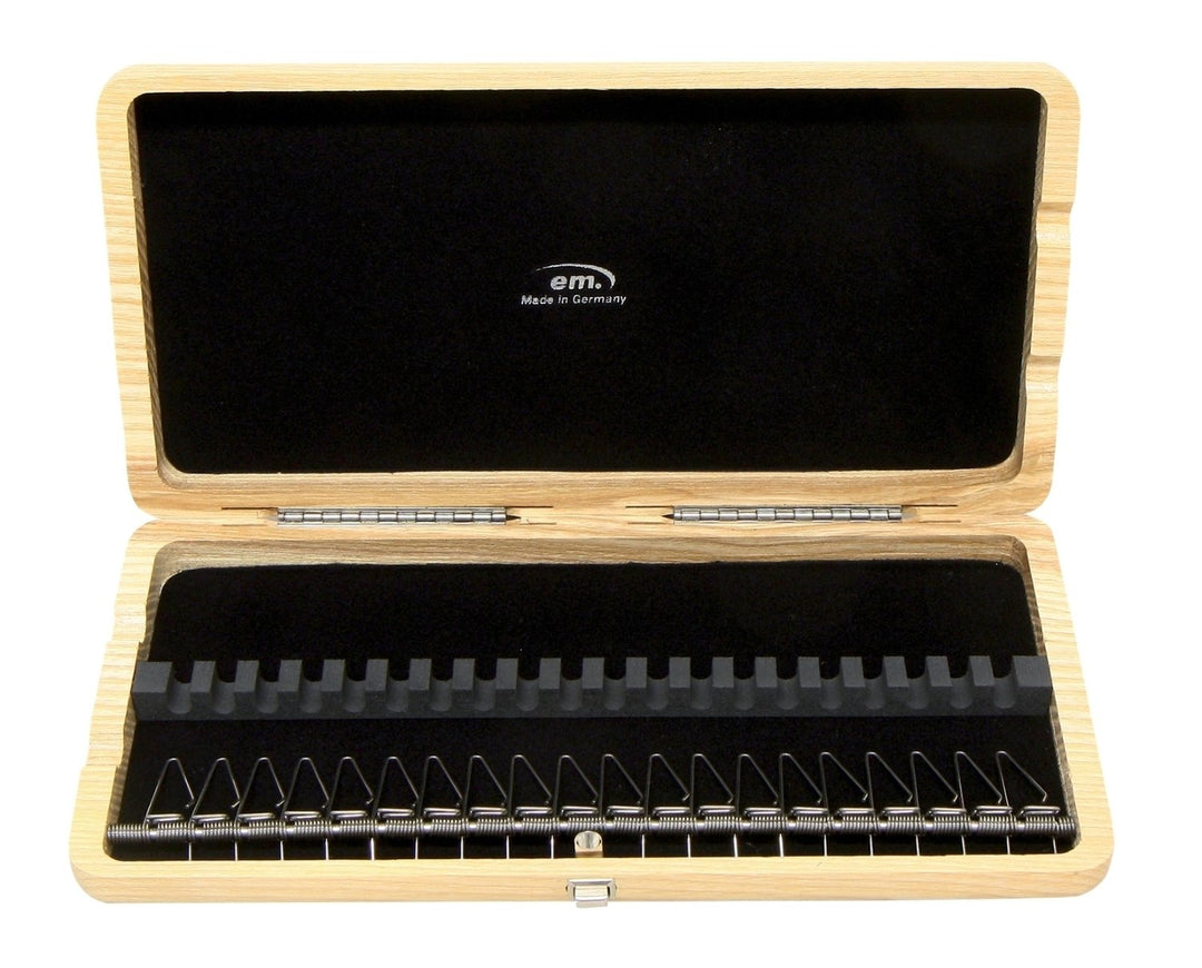 GEWA Custodia per ance Oboe 20 tubi - Finitura laccata rosso marrone
