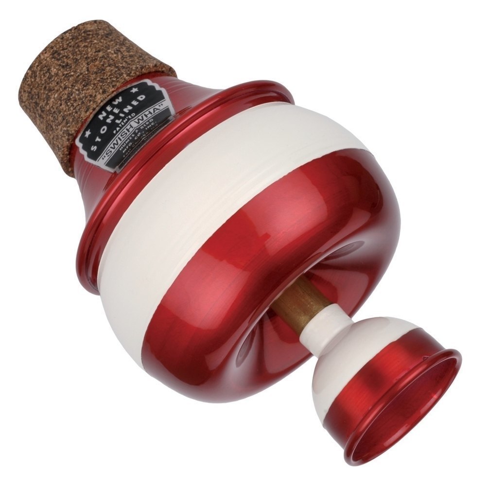 Humes & Berg Swish Wha 241 sordina wah-wah per trombe, rosso e bianco
