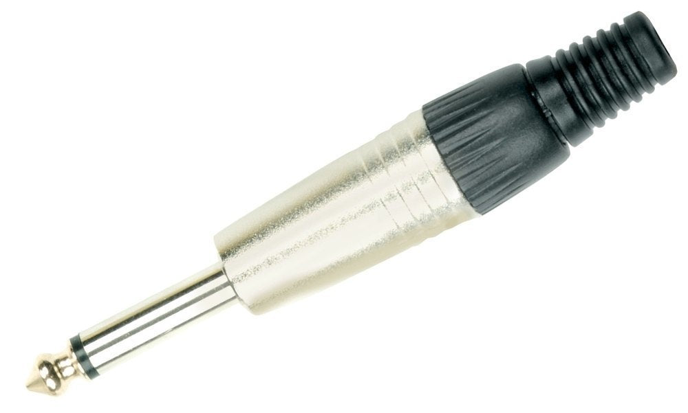 Connettore jack mono GEWA da 6,3 mm con fermacavo