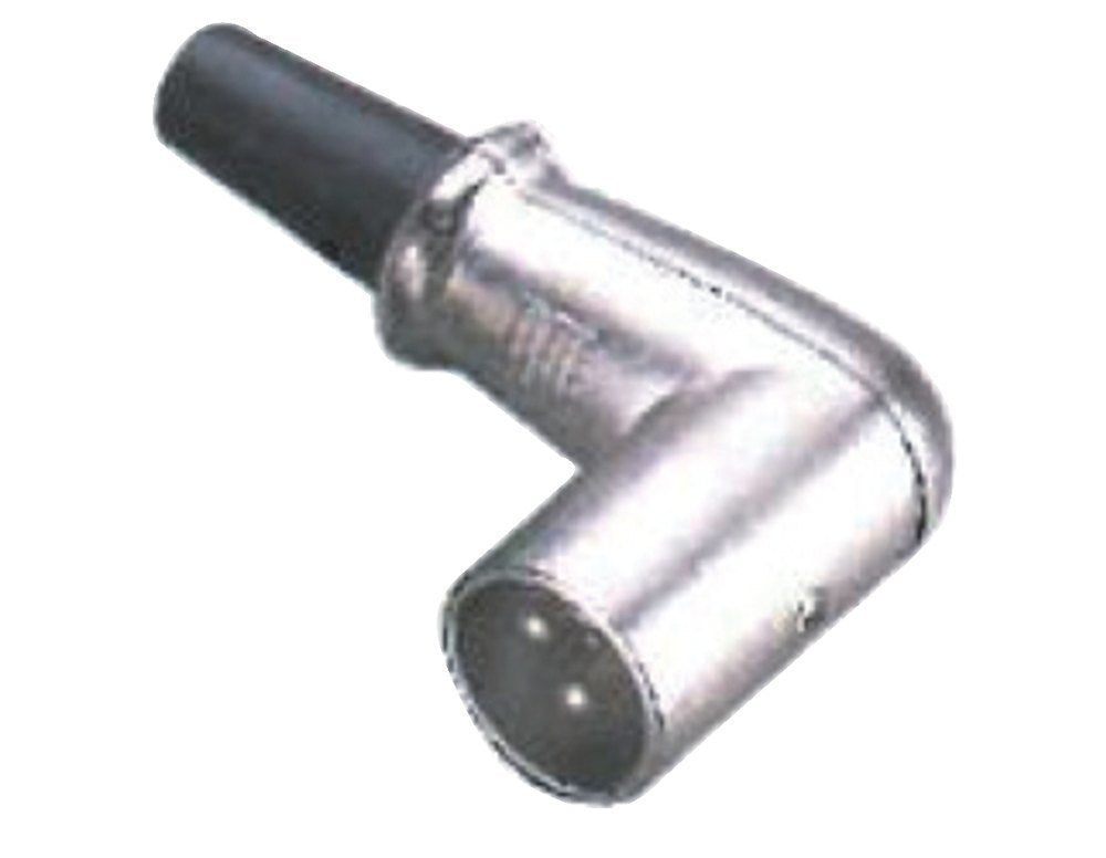 GEWA connettore XLR maschio angolato con fermacavo
