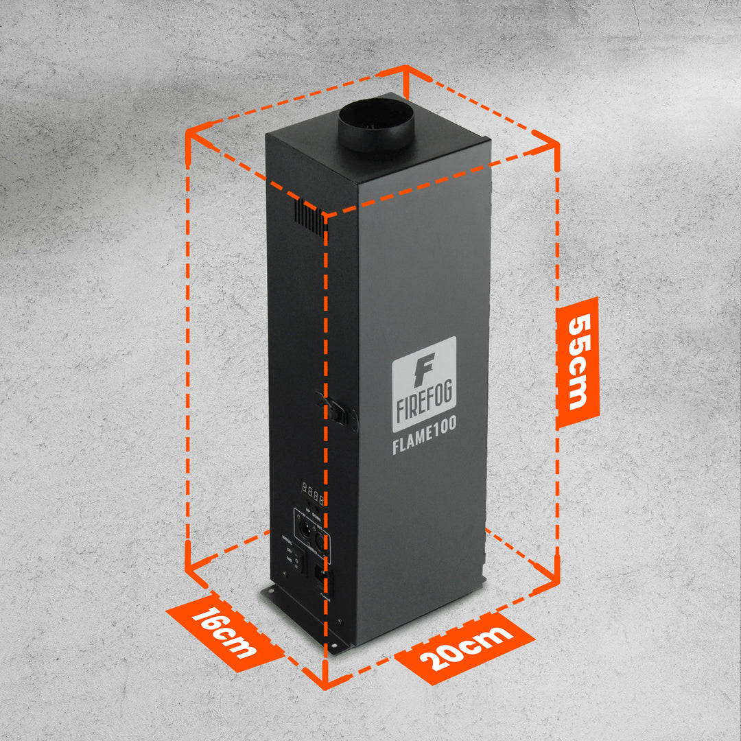 Firefog FLAME100 macchina per fiamme con DMX