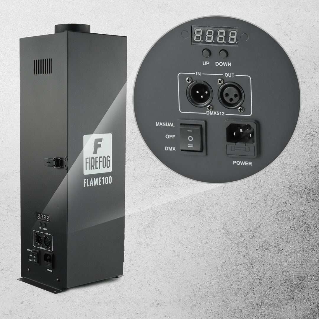 Firefog FLAME100 macchina per fiamme con DMX