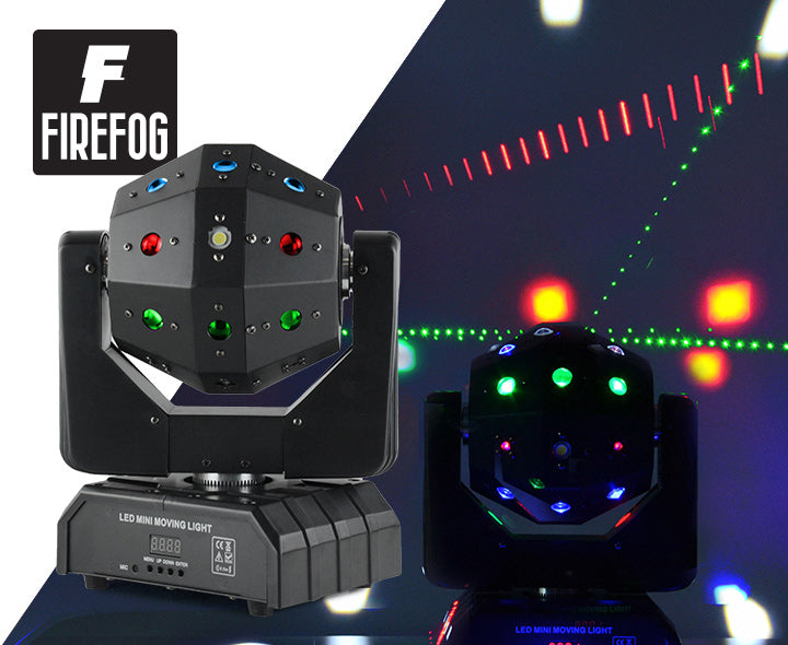 Firefog STARBALL moving head con laser e strobe