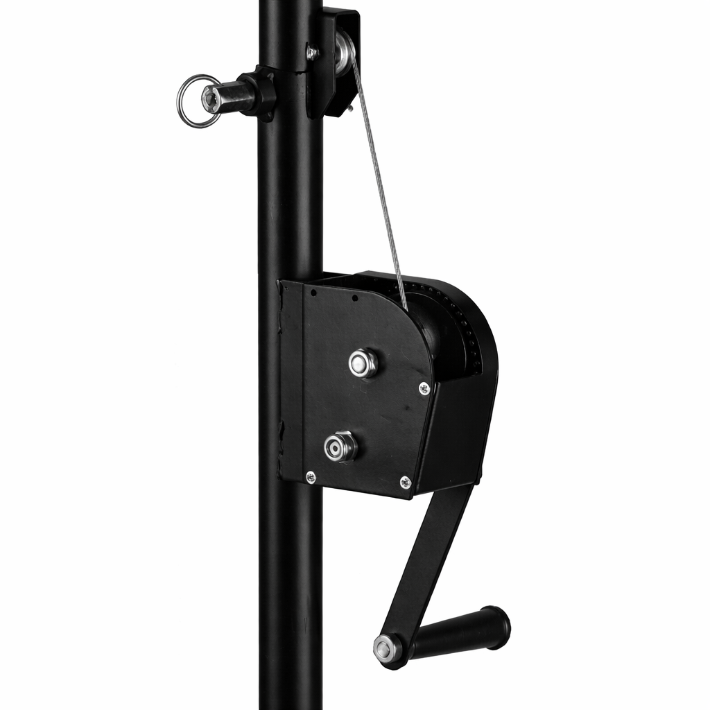 Hardman LS2 wind-up, stativo per luci da 1,6 a 2,8 m, 50 kg