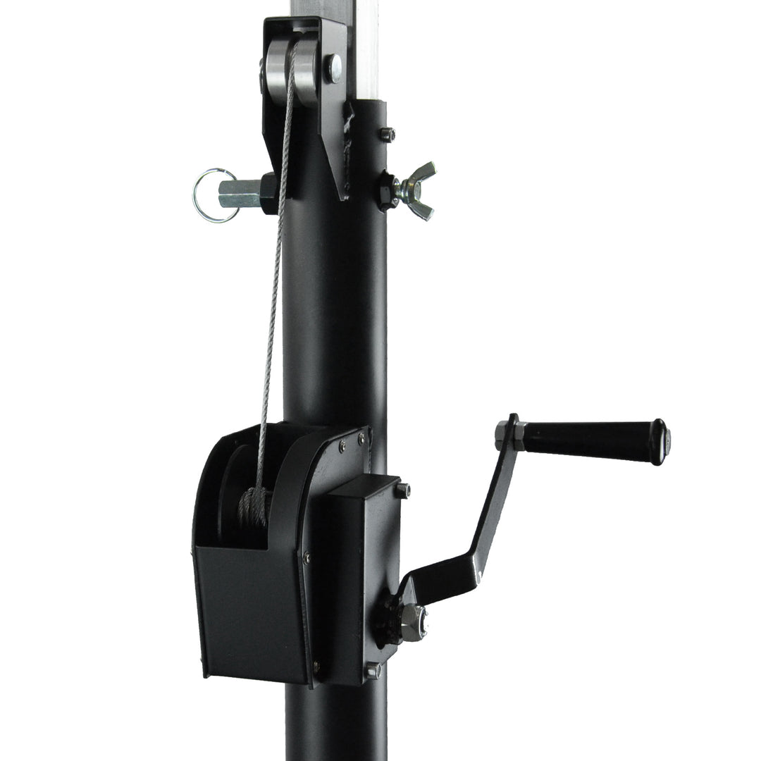 Hardman LS3 wind-up, stativo per luci da 1,7 a 4,3 m, 65 kg