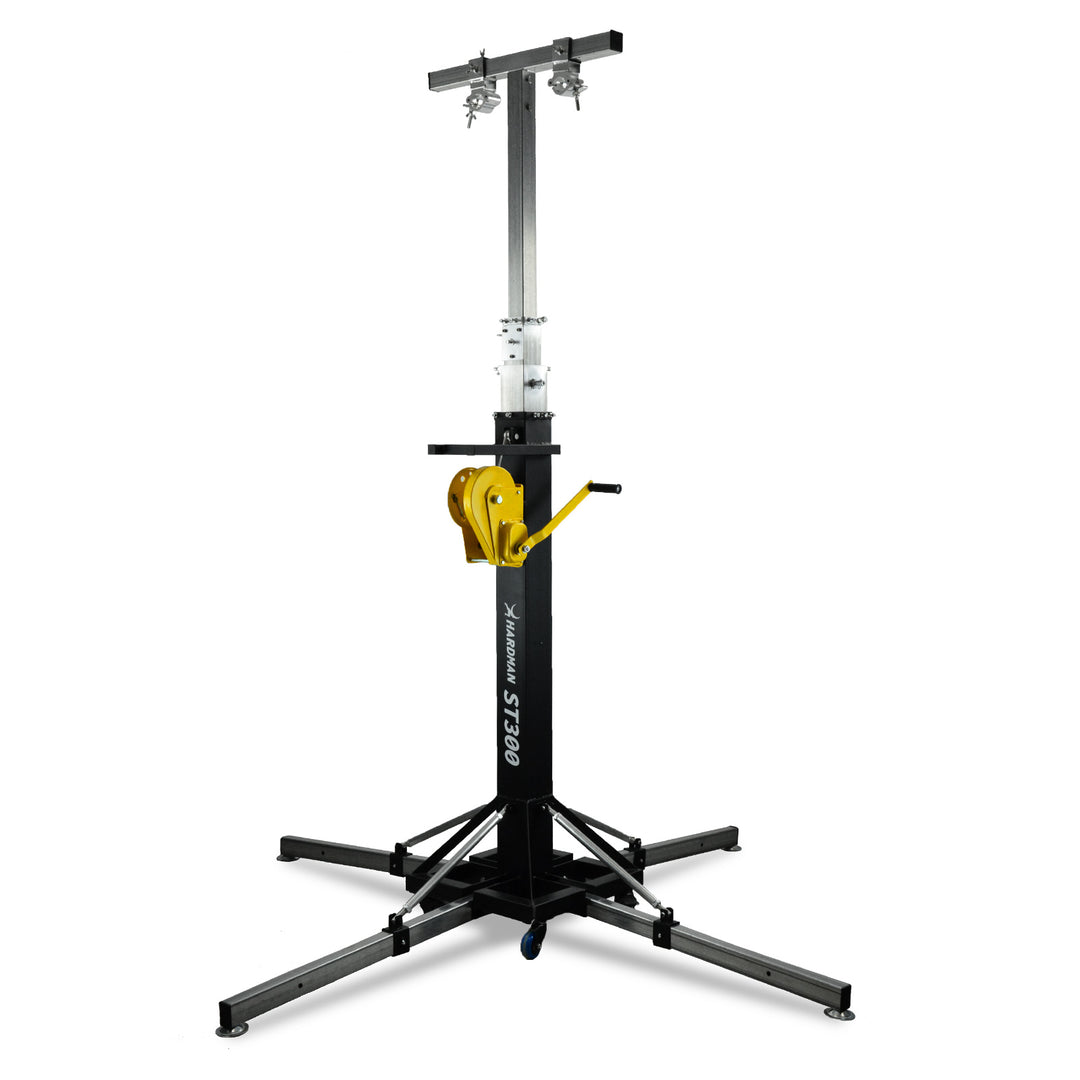 Hardman ST300 torre scenica con argano, da 2 a 5,5 m, 300 kg