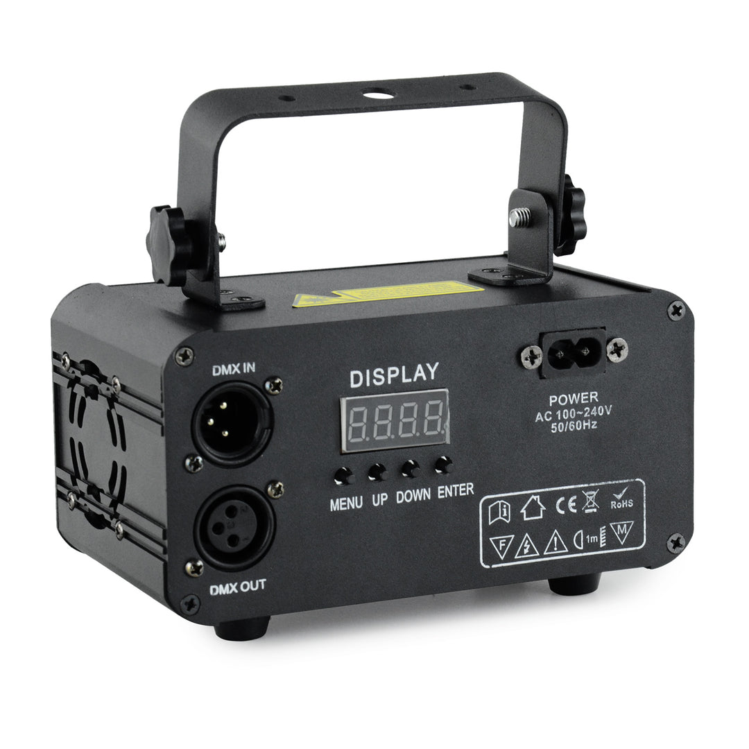 Firefog RGB laser disco 400 mW con DMX e telecomando