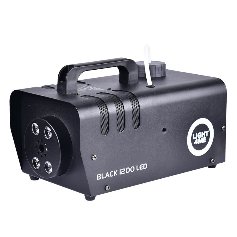 Light4Me Black 1200 LED Macchina del Fumo bundle