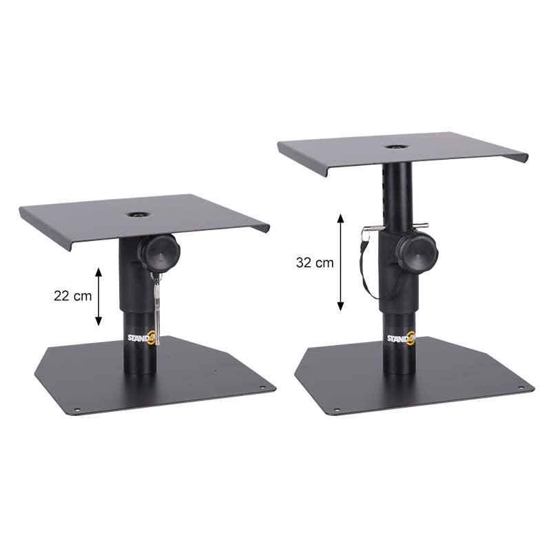Supporti per monitors (2 pz.) Supporti regolabili per monitors da studio