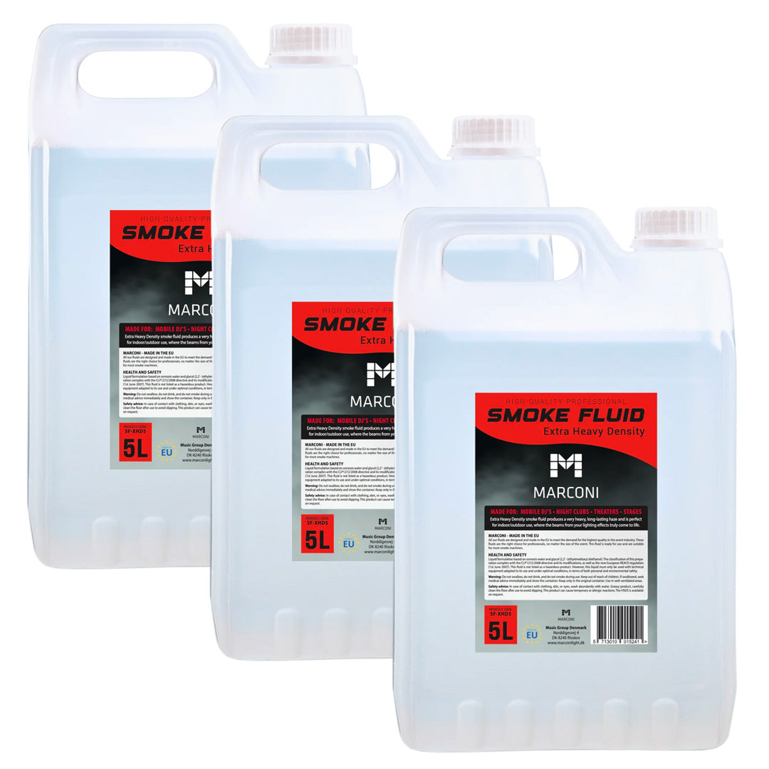 3 x 5L Liquido per Fumo (Extra Heavy Density)