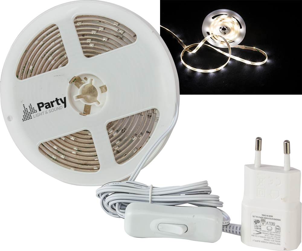 Party LED Strip (Bianco, 3m)