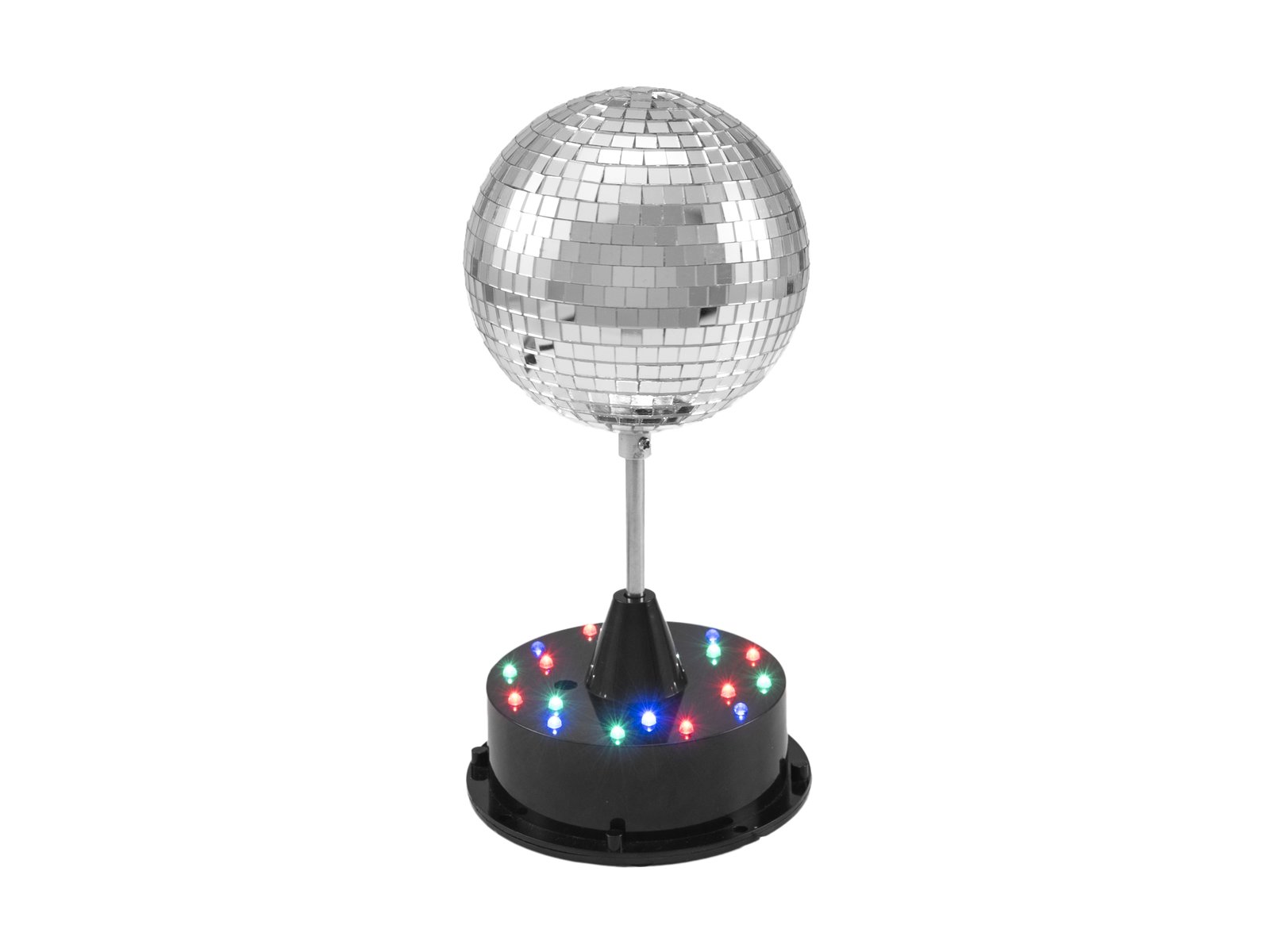 Mirror Ball with LED Base (13 cm)