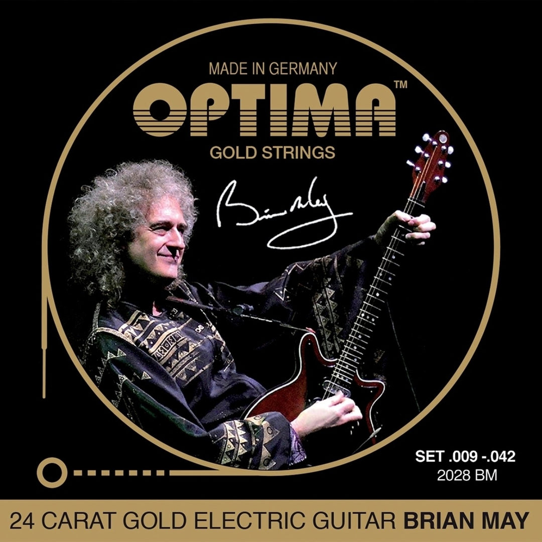 Corde Optima per e-guitar, corde Gold round wound - Set (2028BM)