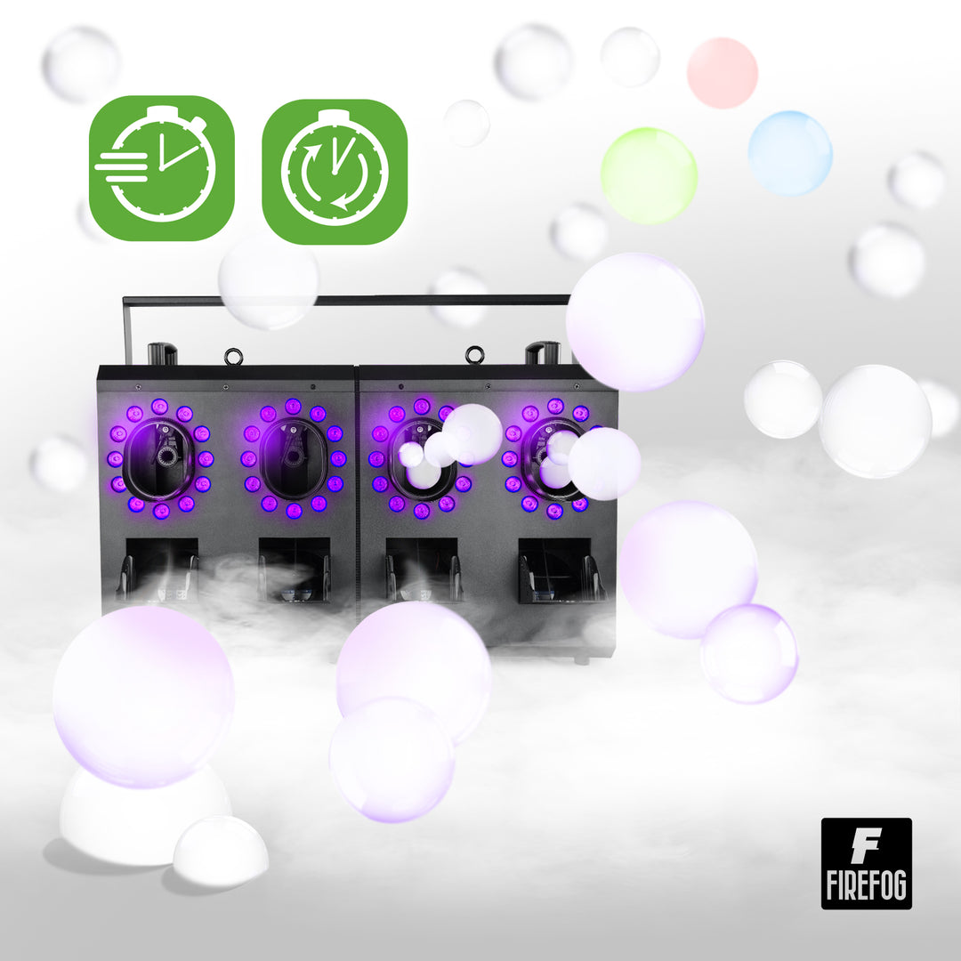 Firefog BUBBLE FOGGER 2000 macchina del fumo e delle bolle con LED e DMX