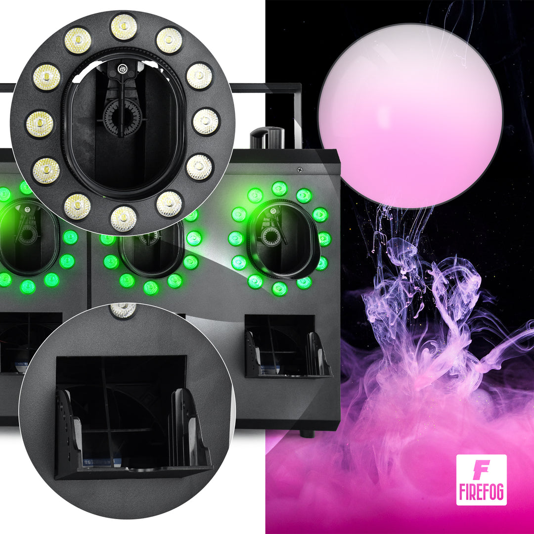 Firefog BUBBLE FOGGER 2000 macchina del fumo e delle bolle con LED e DMX