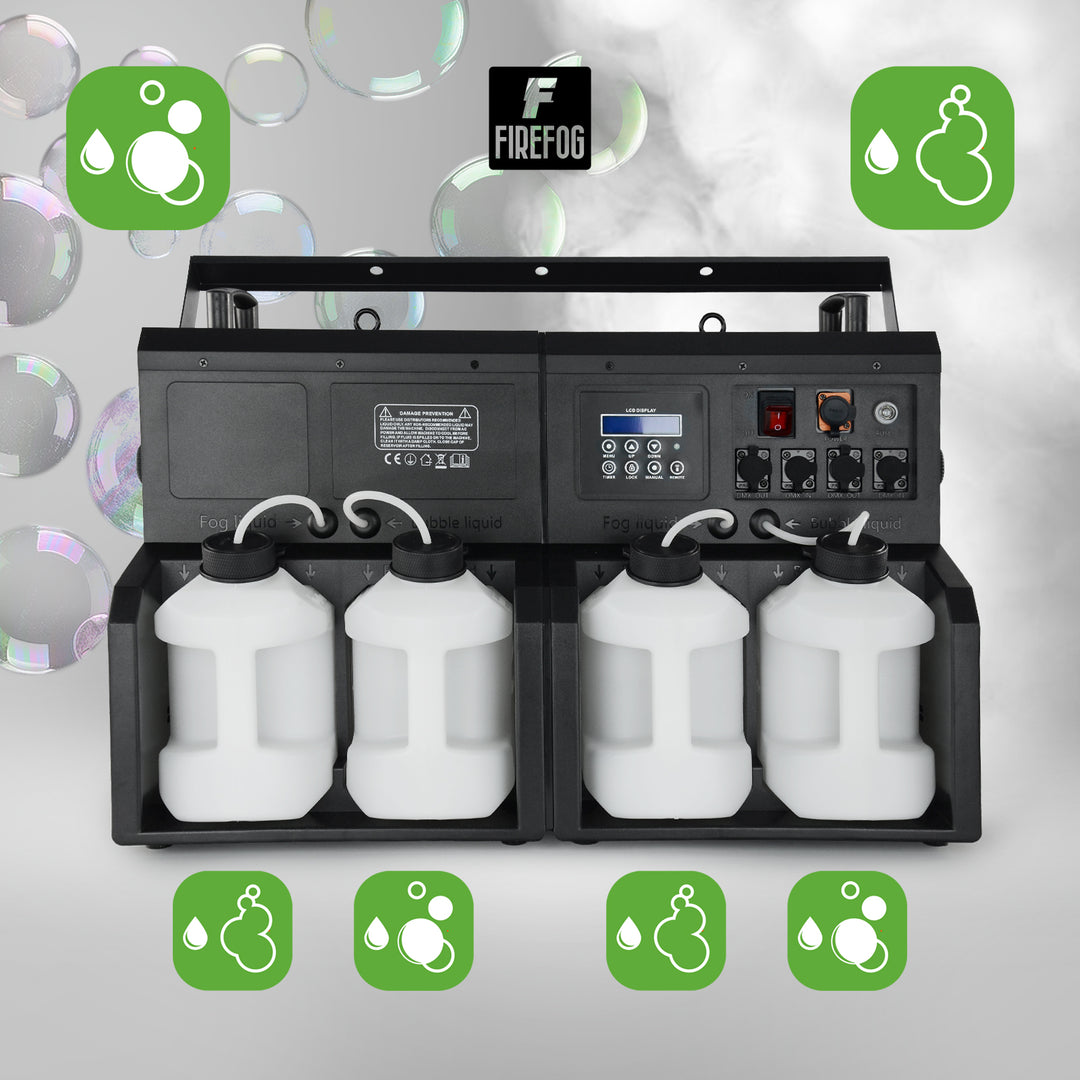 Firefog BUBBLE FOGGER 2000 macchina del fumo e delle bolle con LED e DMX