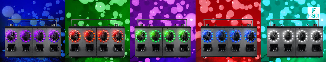 Firefog BUBBLE FOGGER 2000 macchina del fumo e delle bolle con LED e DMX