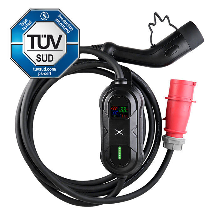 Caricatore portatile Avant per veicoli elettrici, 11 kW/16 A, con spina CEE, 7M