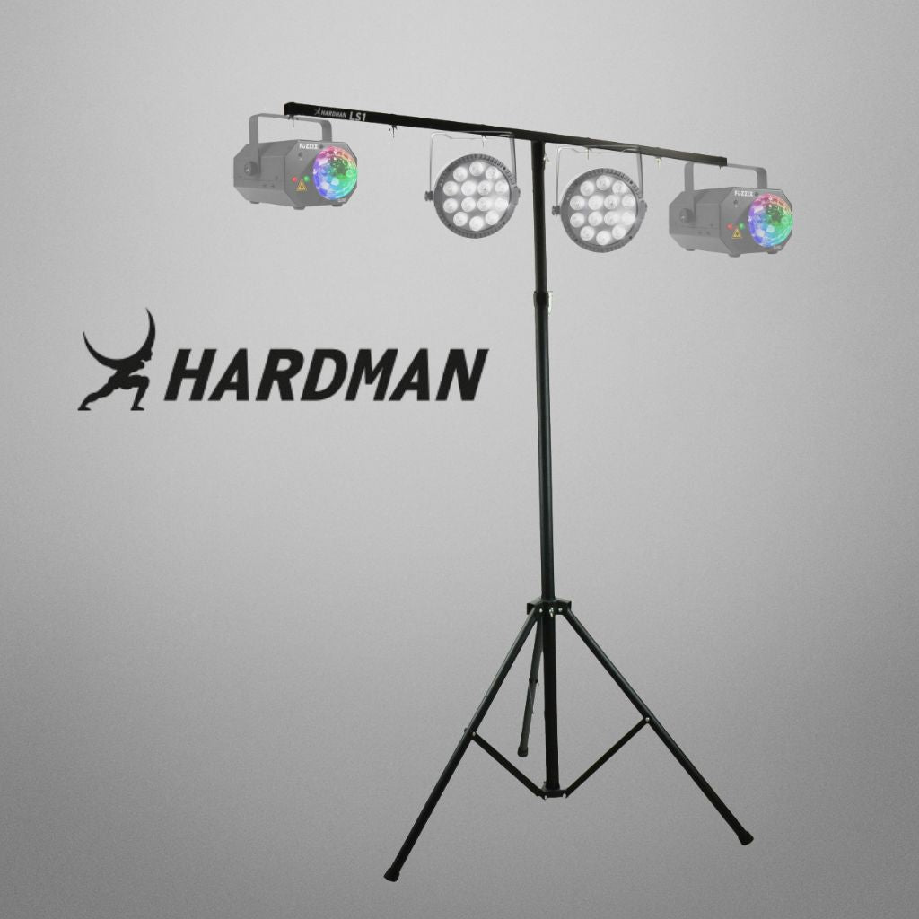 Hardman LS1 stativo per luci con barra trasversale, da 1,6 a 2,8 m, 45 kg