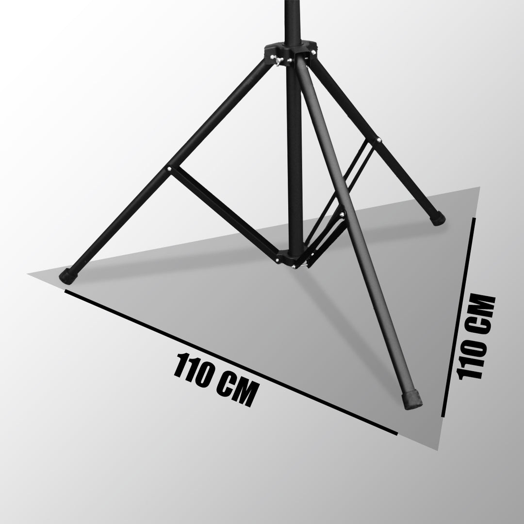 Hardman LS1 stativo per luci con barra trasversale, da 1,6 a 2,8 m, 45 kg