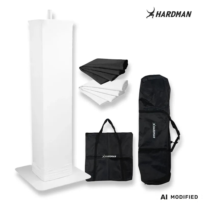 Hardman PTS23W totem, bianco, da 100 a 175 cm