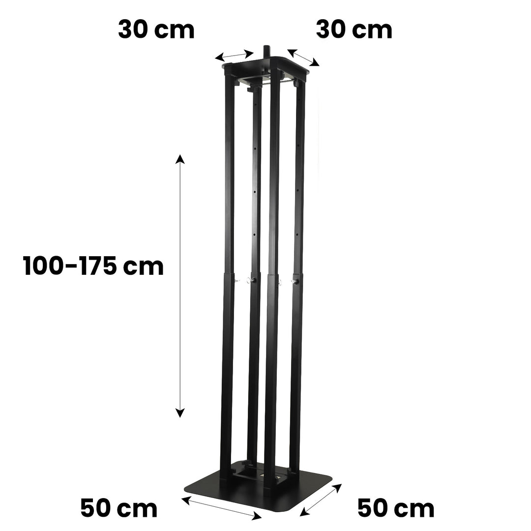 Hardman PTS23B totem, nero, 100-175 cm