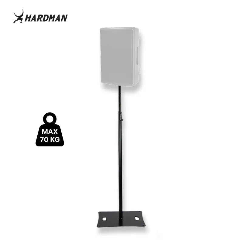Supporto a colonna Hardman HLK980-PRO con base in acciaio pesante, da 1,3 a 2 m