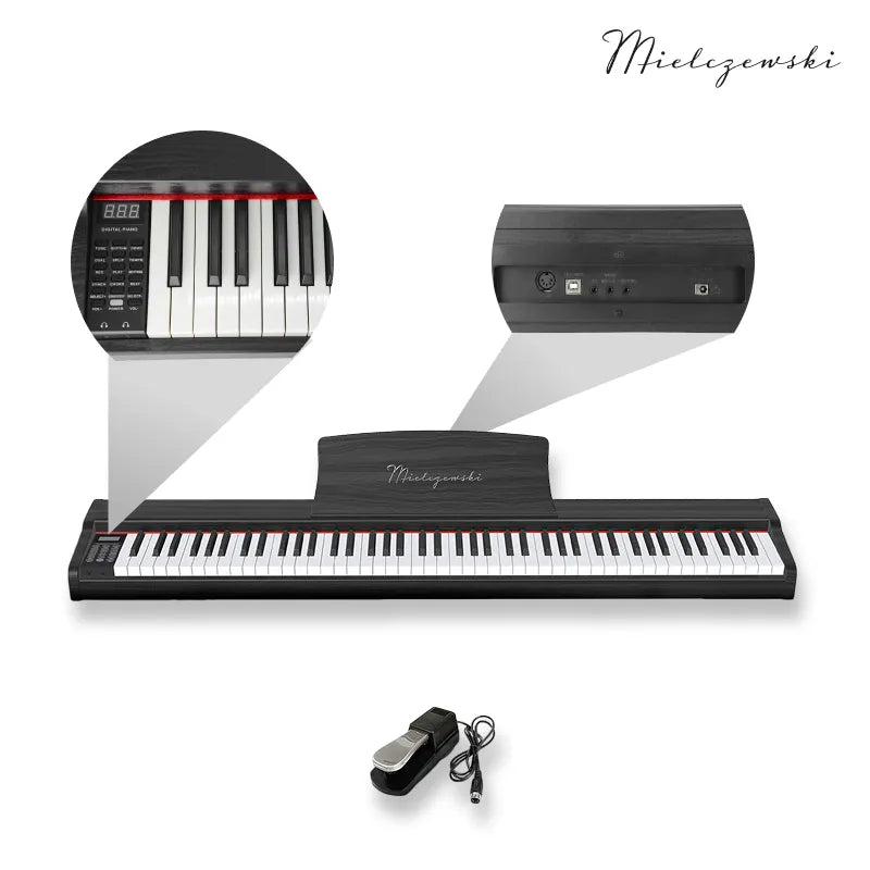 Mielczewski Tiento digitalpiano, nero