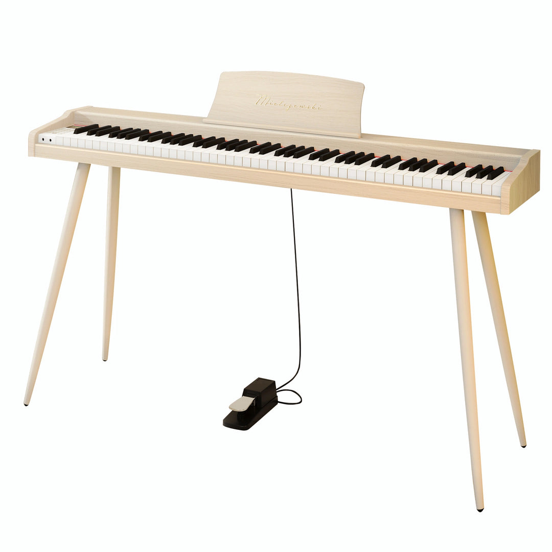 Mielczewski digitalpiano con gambe in metallo, beige